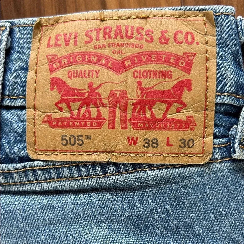Levi's 505 Men’s Classic Straight Blue Jeans
